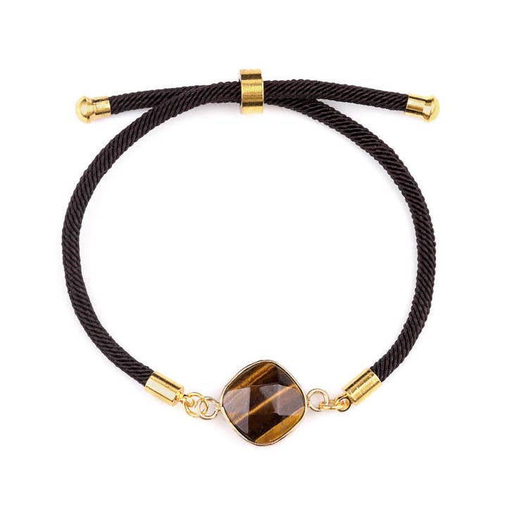 Artisans de Madagascar - Wholesale Charm/Dangle Bracelet - Faceted Square Medallion Bracelets14