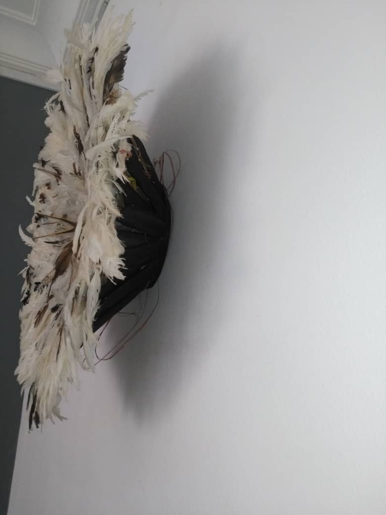 Beige and natural speckled white juju hat for wholesale on Faire8