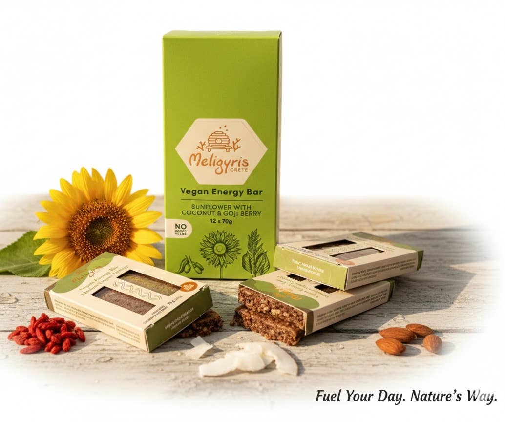 ALETA FARMS - Wholesale Snack Bar - Vegan Energy Bar, Sunflower Seed & Oat Bar, Retail Display 12