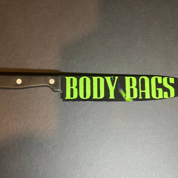 Dead Dave Designs - Wholesale Kitchen/Utility Knife - Body Bags 1993 Kitchen Knife with stand5