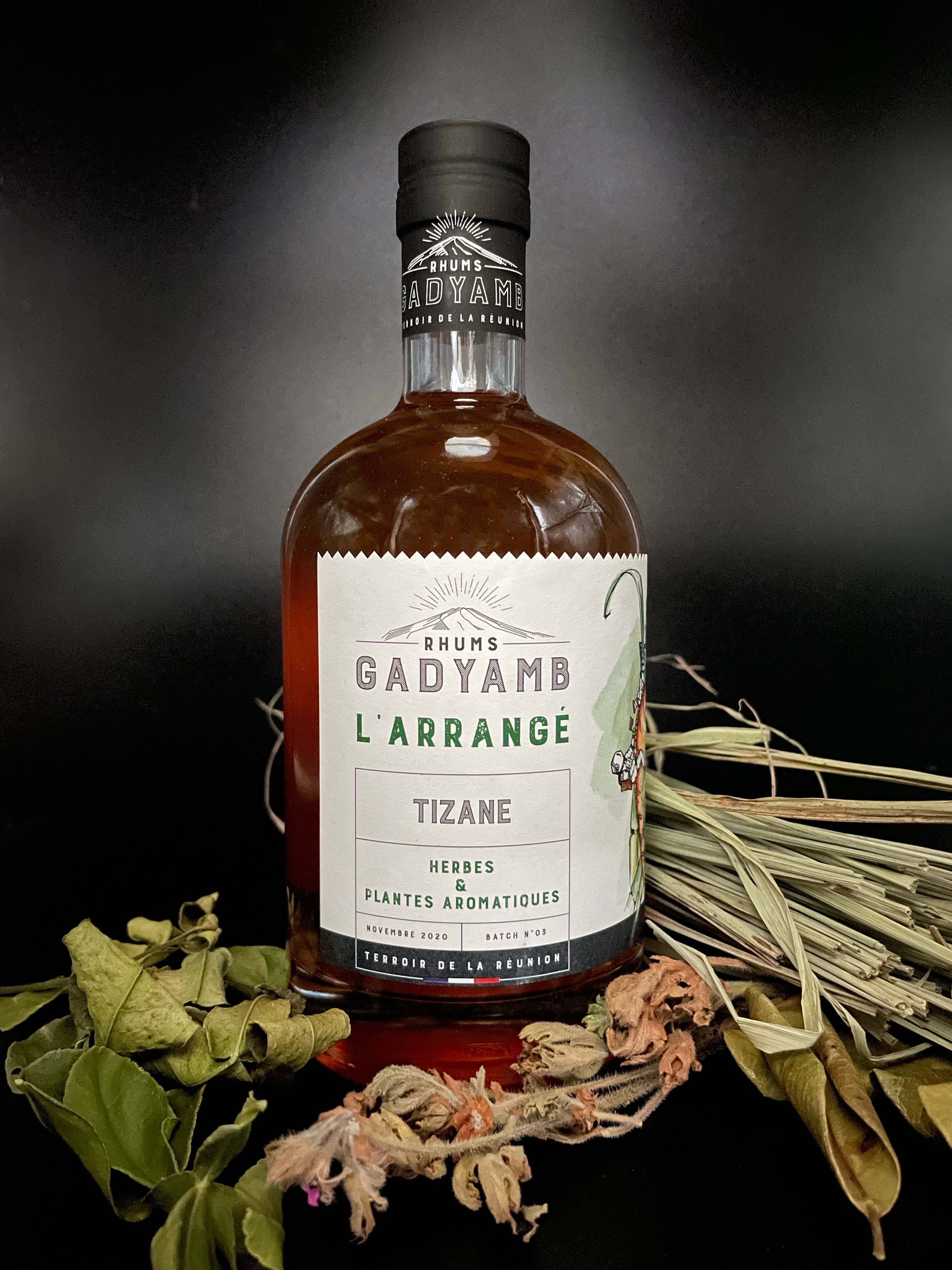 Les Rhums Gadyamb - Wholesale Rum - Arranged rum - Herbs & aromatic plants “Tizane”2