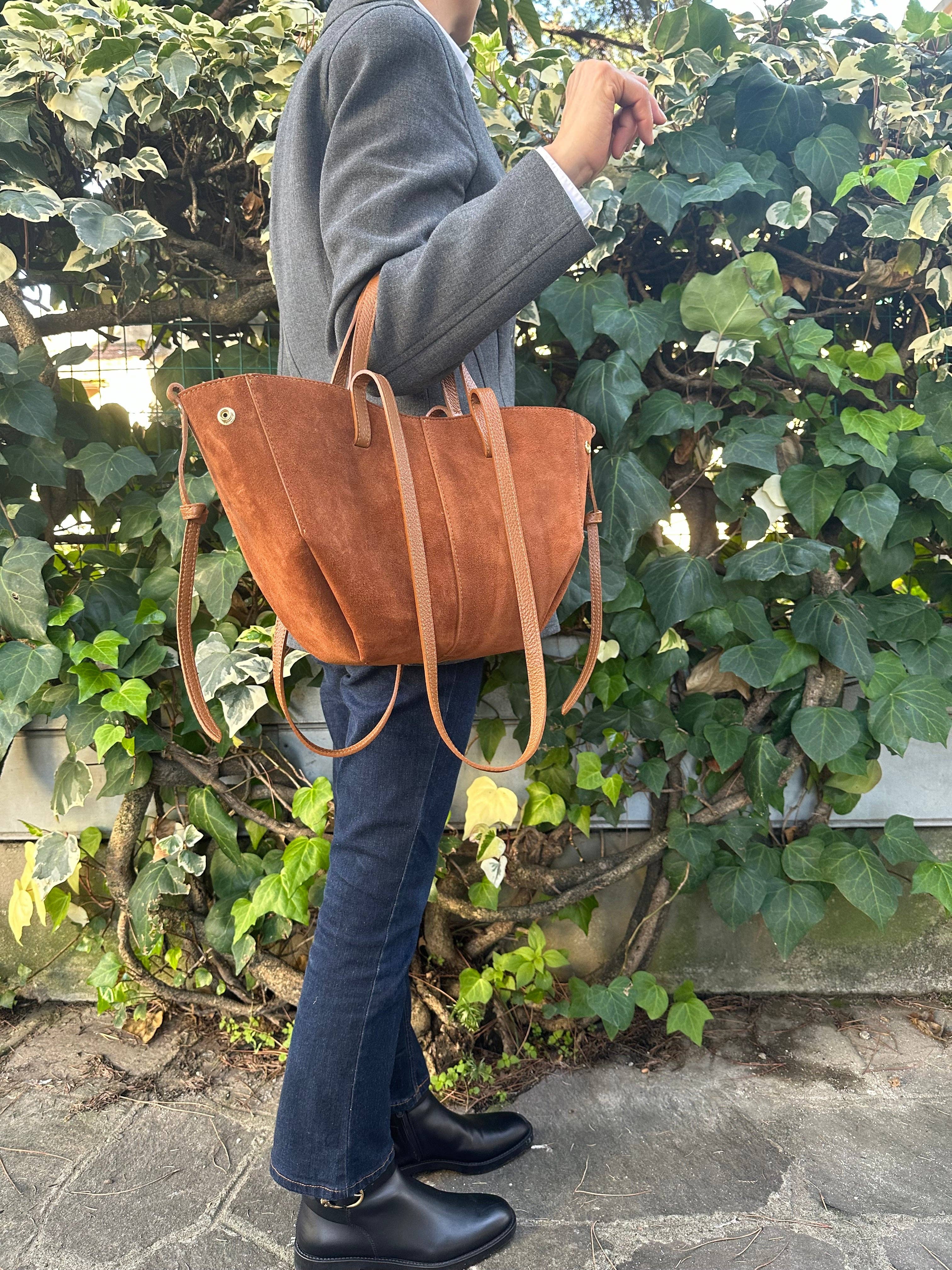 Zhade - Wholesale Tote Bag - Women's - DAPHNE suede - tote bag5