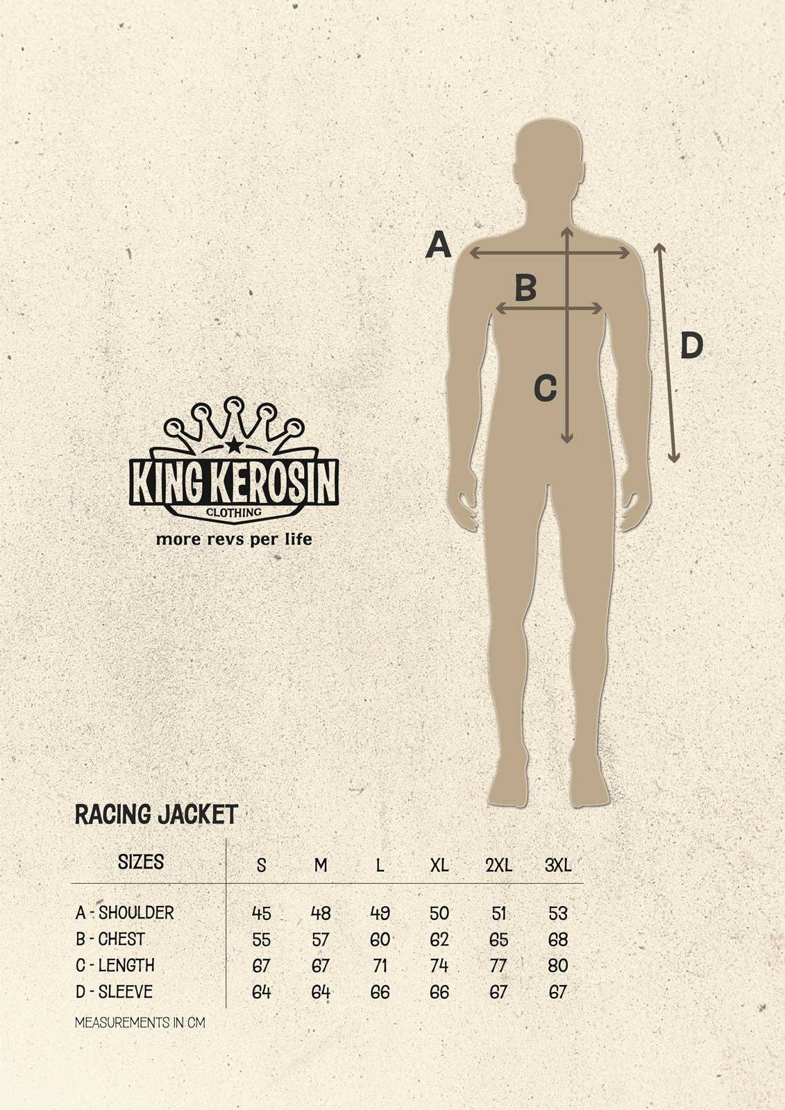 red Racing Jacket "Speedway Kings" for wholesale on Faire9