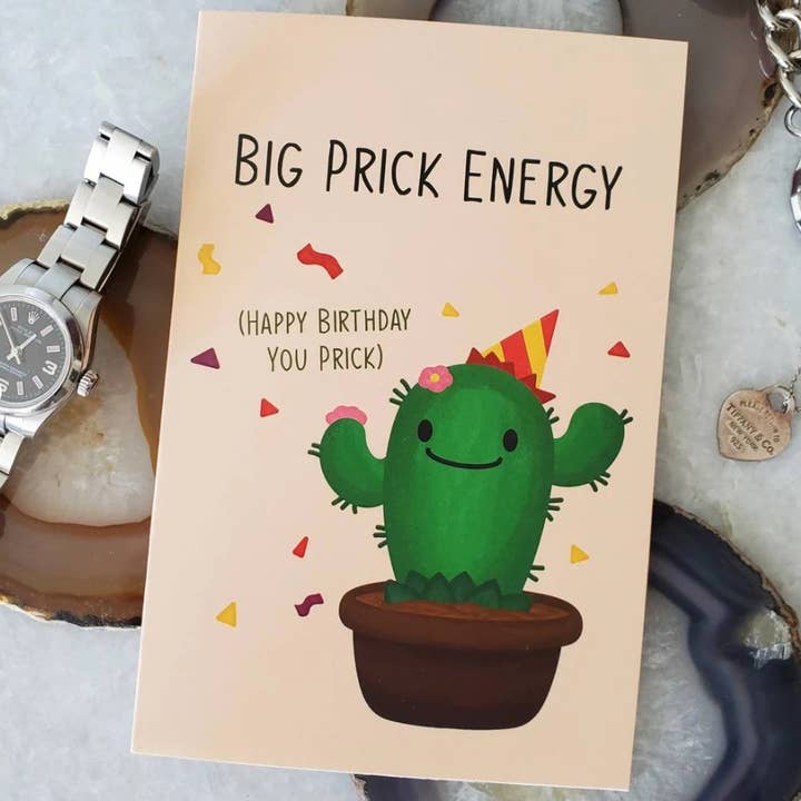 Birthday Card - You're Old - Plants - Funny Birthday Joke for wholesale by Science cobs