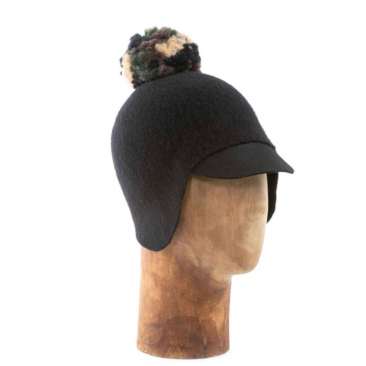 "Ascot XL", berretto morbido fatto a mano in Italia for wholesale by Yesey