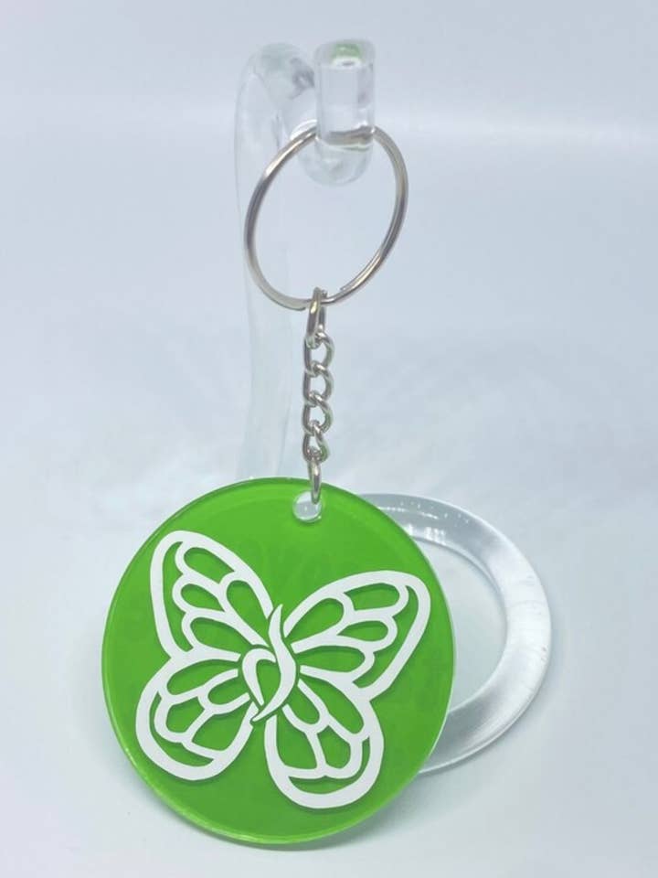 Porta-chaves NEDA/Associação Nacional de Perturbações Alimentares por atacado de SkylinnRaeCo