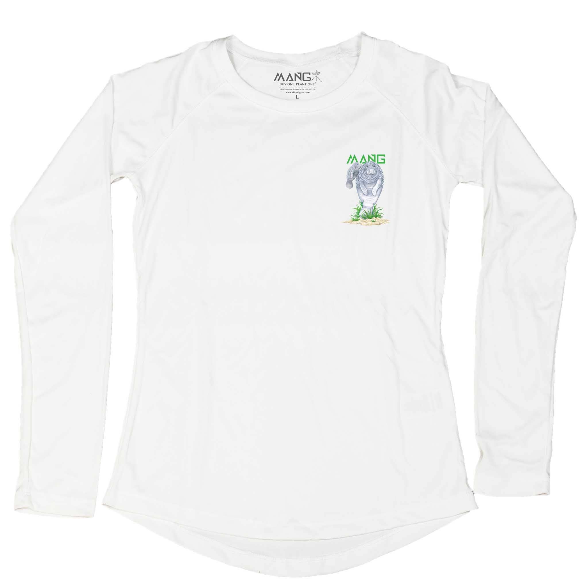 MANG - Wholesale Screen Printed T-Shirt - Women's - Mamma Manatee MANG - Women's - LS9