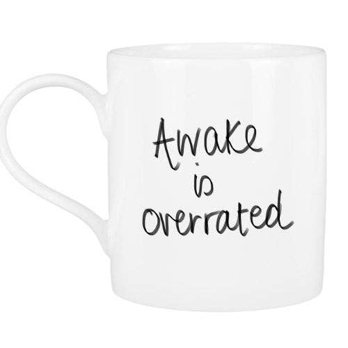 Grown Up Grumps - Awake is Overrated Mug for wholesale by Welsh Connection Home
