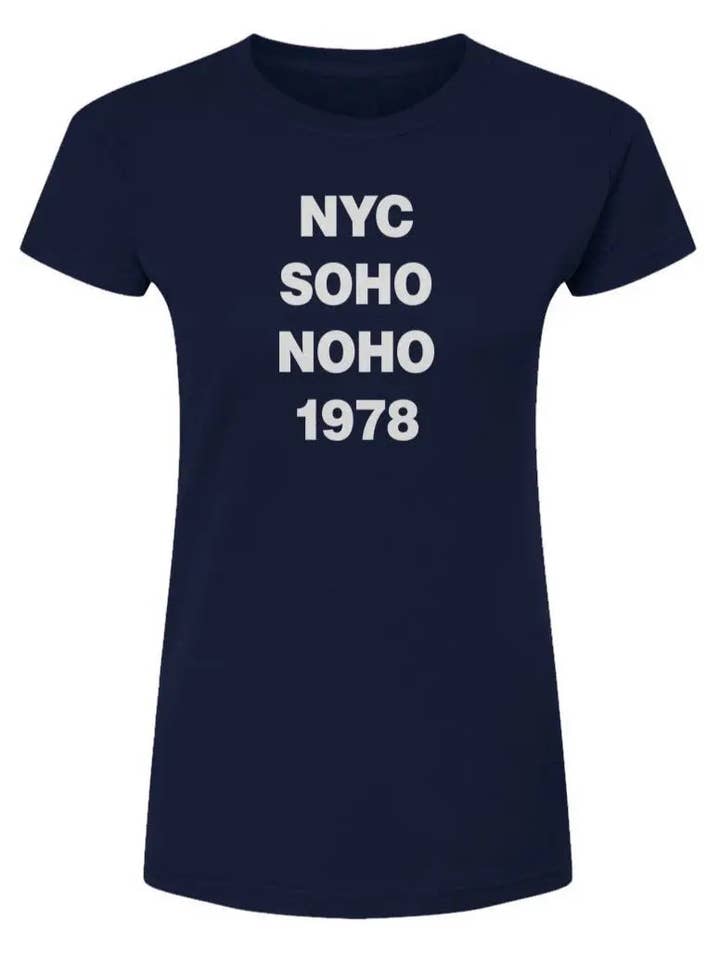 NYC Soho Noho - Womens Fine Jersey T-Shirt for wholesale by Amp'd Apparel Company