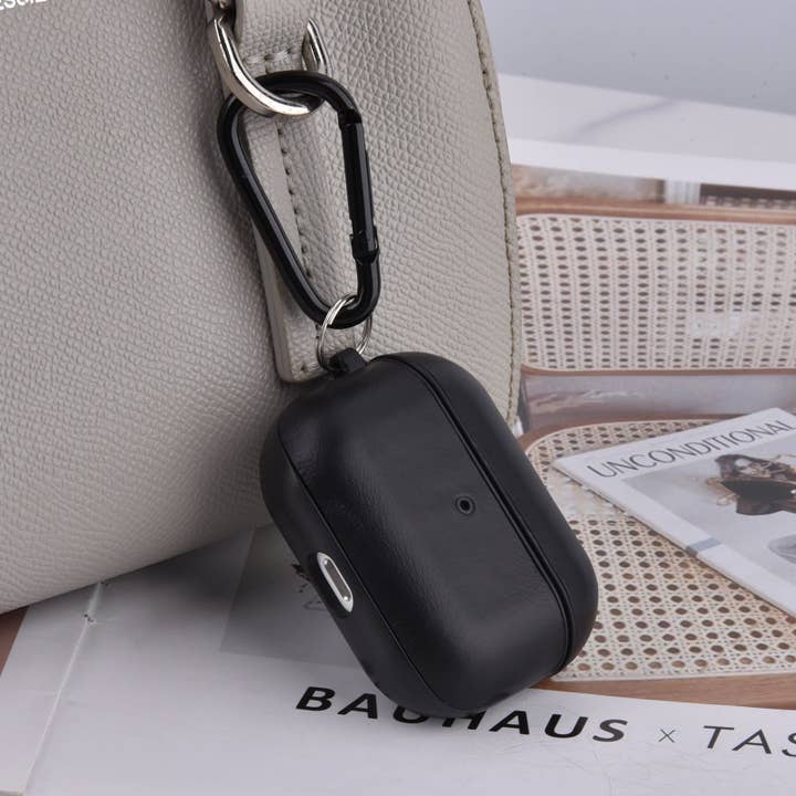 Worryfree Gadgets - Wholesale Earphone/Headphone Case - Unisex - Leather Case for Apple AirPod Pro with Keychain8