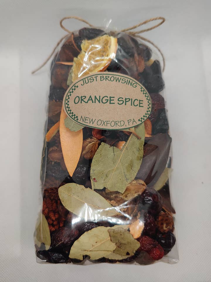 Scented Potpourri with Rosehips - Orange Spice - 4 Cup Bag for wholesale by Just Browsing, LLC