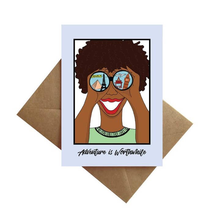 Adventure is Worthwhile Card for wholesale by By Ms James