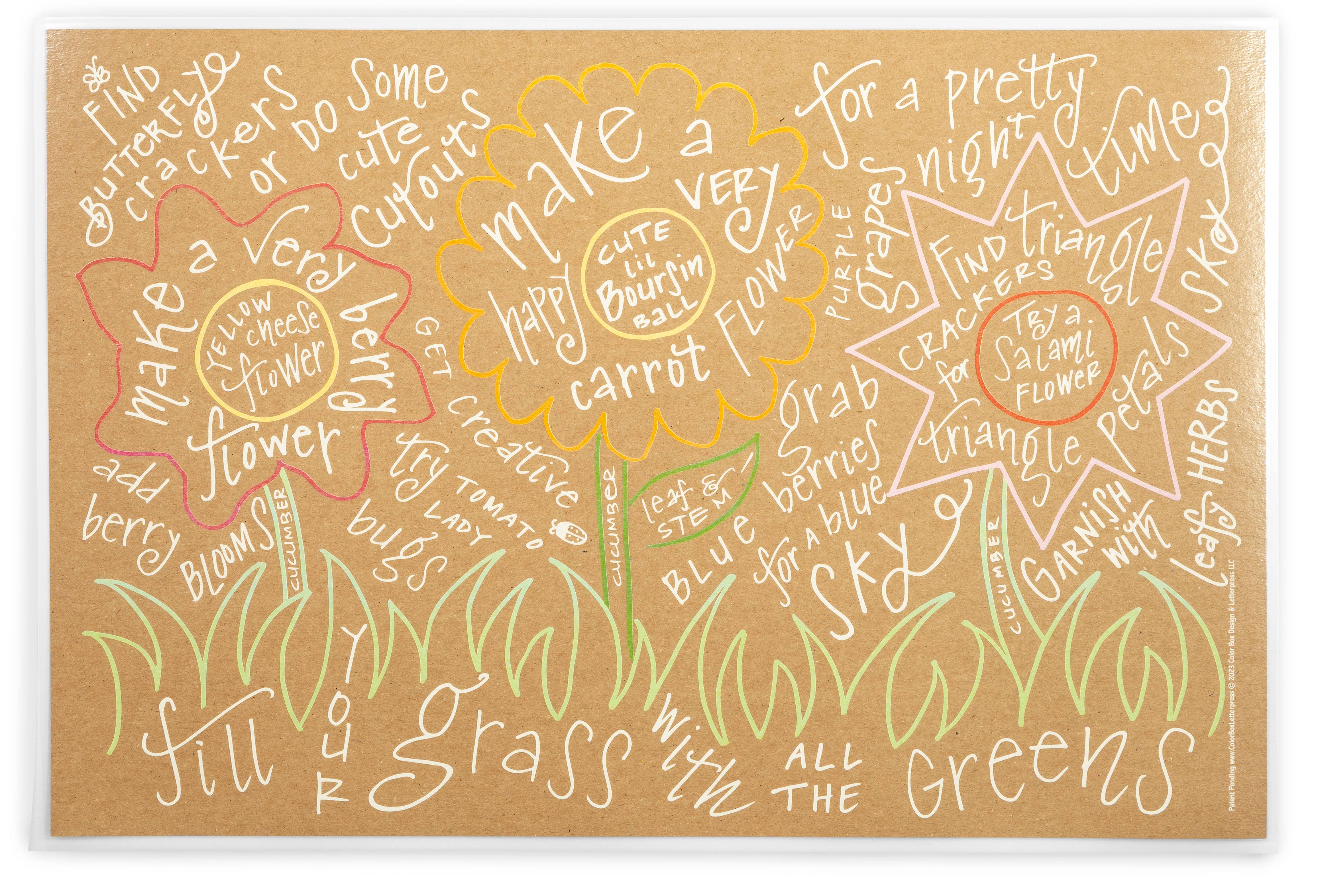 Color Box Design & Letterpress – Großhandel Käsebrett – Spickzettel für Wurstwaren | Blumen2