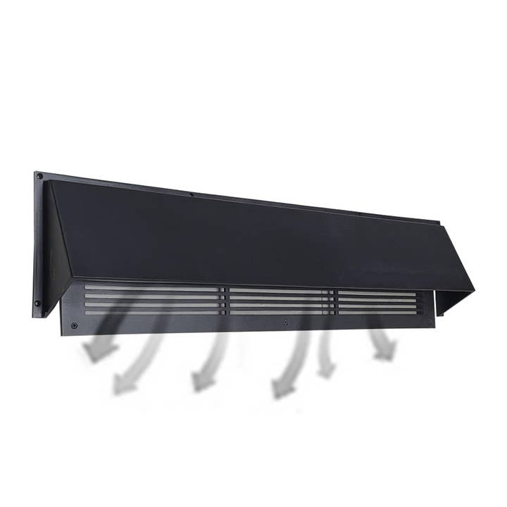 Long Vent Air Deflector Metal – 30″, Modern Design for wholesale by PRIMA DECORATIVE HARDWARE INC