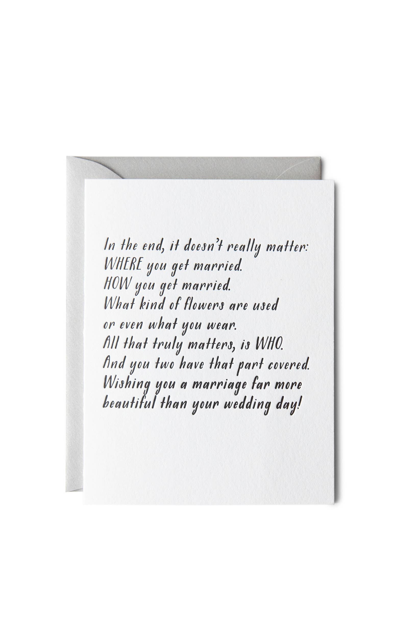 Paper Epiphanies - Wholesale Wedding Card - It Doesn't Matter Where Wedding Card1