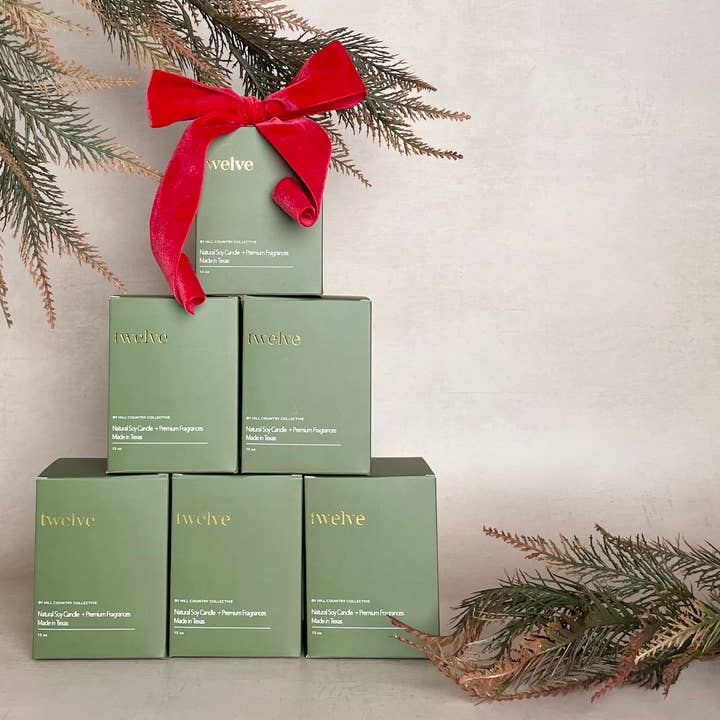 Twelve | Pine, Oud, Cedar, Red Currant, 11oz for wholesale by Hill Country Collective