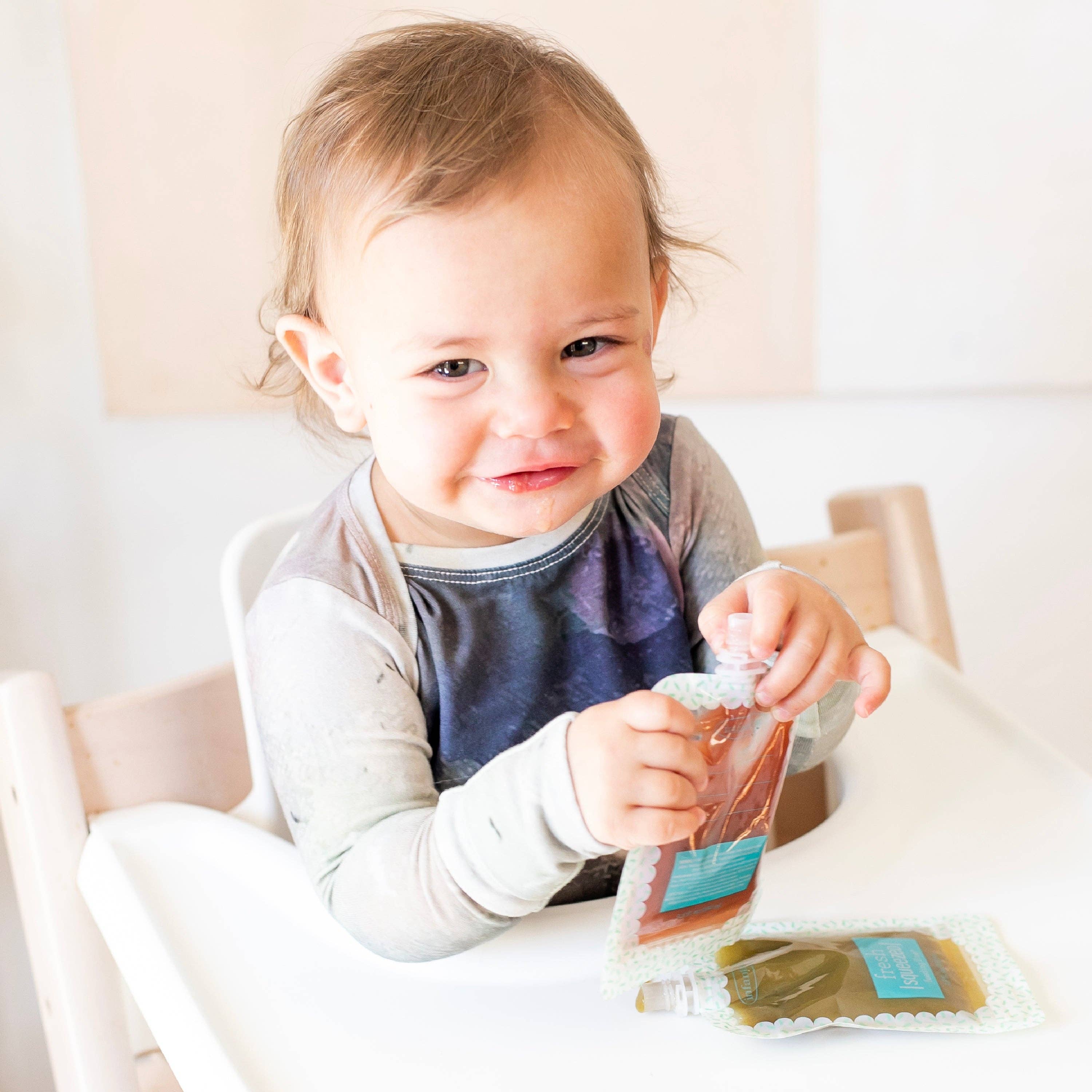 Infantino - Wholesale Baby Food Mill - Baby - 25-Pack Reusable Squeeze Pouches10