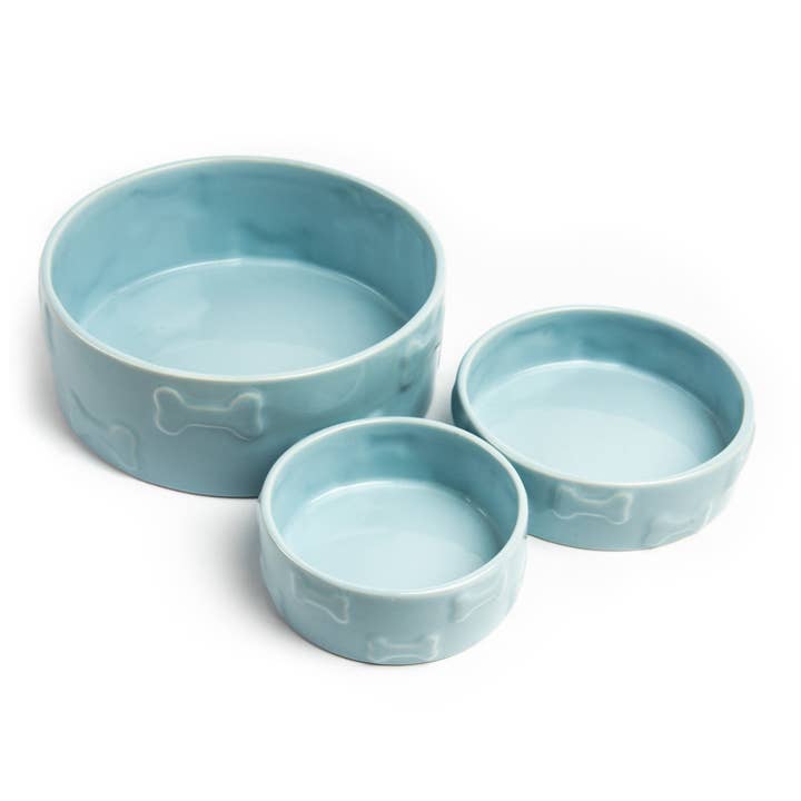 Park Life Designs - Wholesale Pet Bowl - Cat/Dog - Manor Blue Pet Bowl