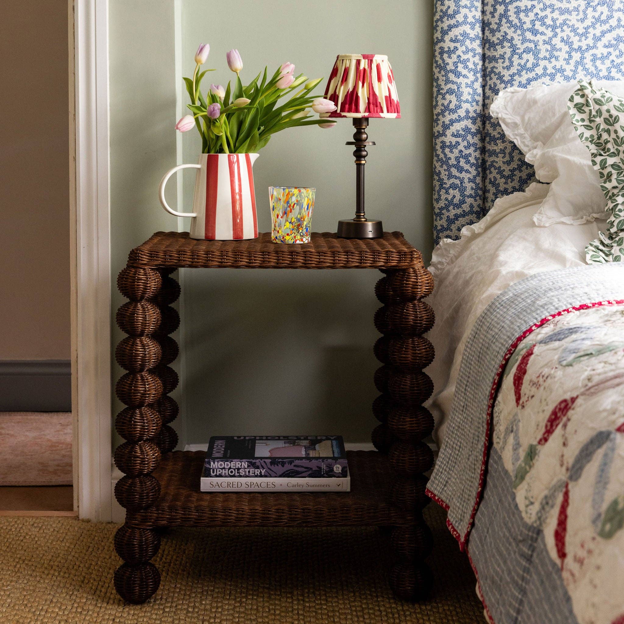 Hastshilp – wholesale Side table – Bobbin Rattan Side Table5