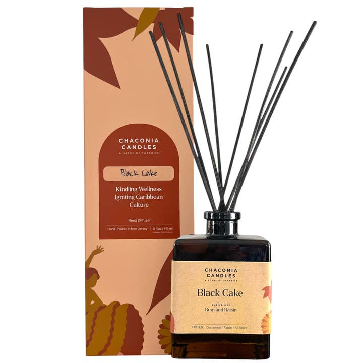 Black Cake — Reed Diffuser voor wholesale door Chaconia Candles