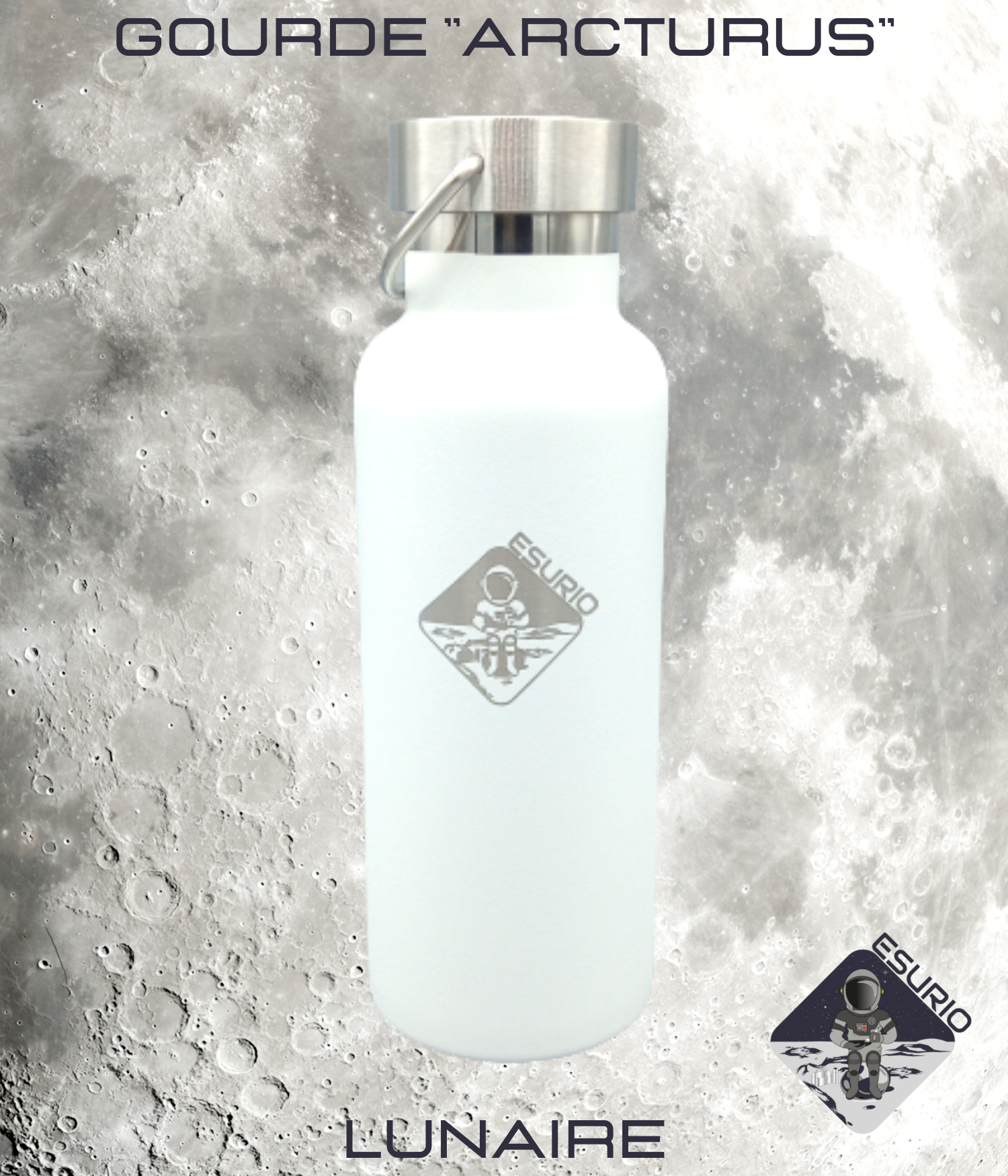 ESURIO - Vendita all'ingrosso Borracce - Bottiglia isolante Lunar White Arcturus da 500 ml6