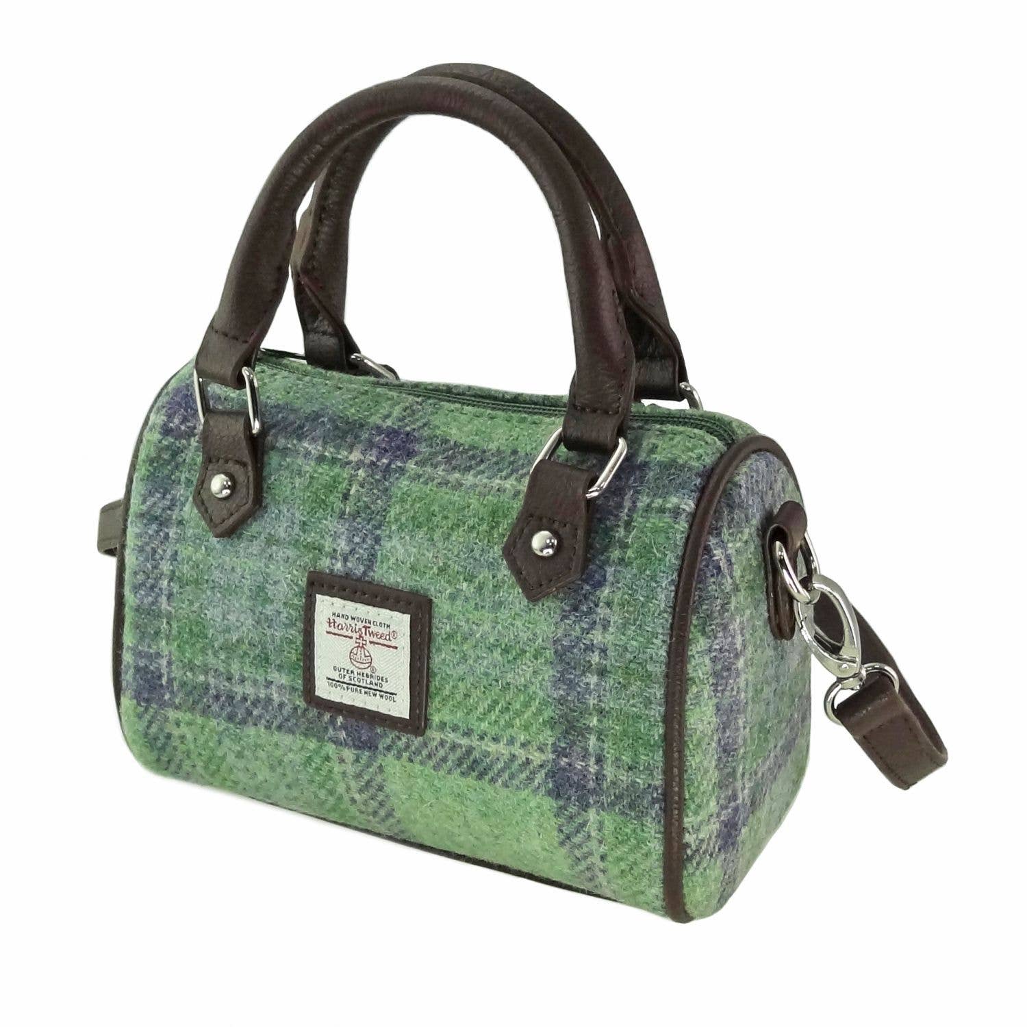 Glen Appin Of Scotland - Wholesale Top Handle Bag - Women's - LB1203 Harris Tweed 'Kilbride' Mini Bowling Bag28