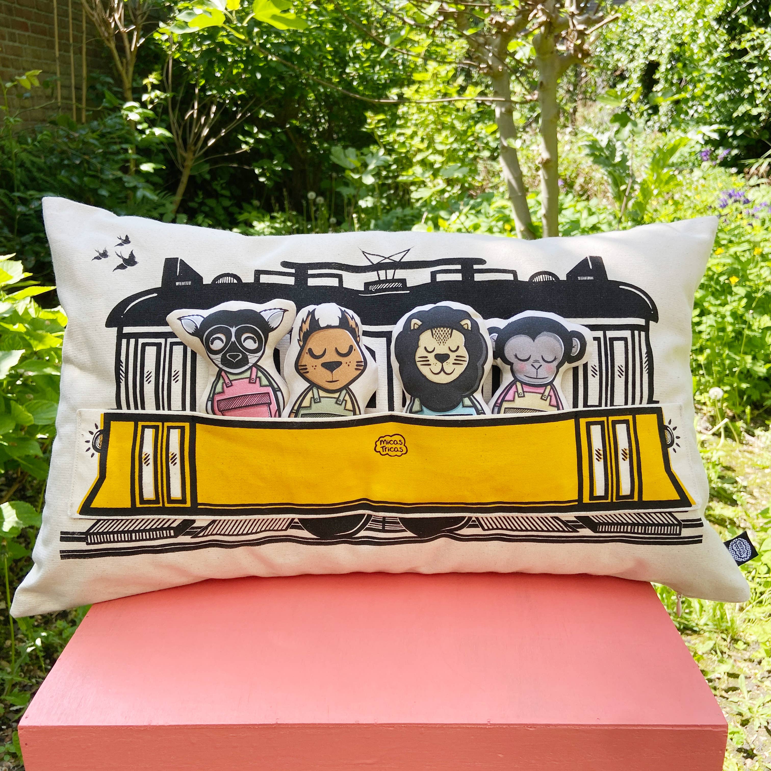 Micastricas - Wholesale Pillow/Cushion - Kids & Baby - Interactive Cushion - Old tram8