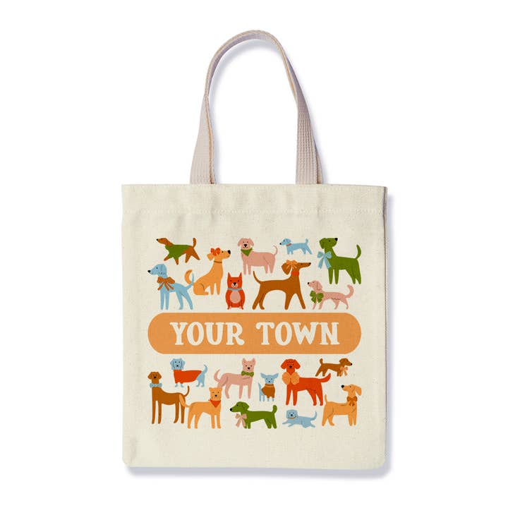 Rock Scissor Paper - Wholesale Tote Bag - Women's - Name Drop Local City Tote Bag - Dogs in the Neighborhood1
