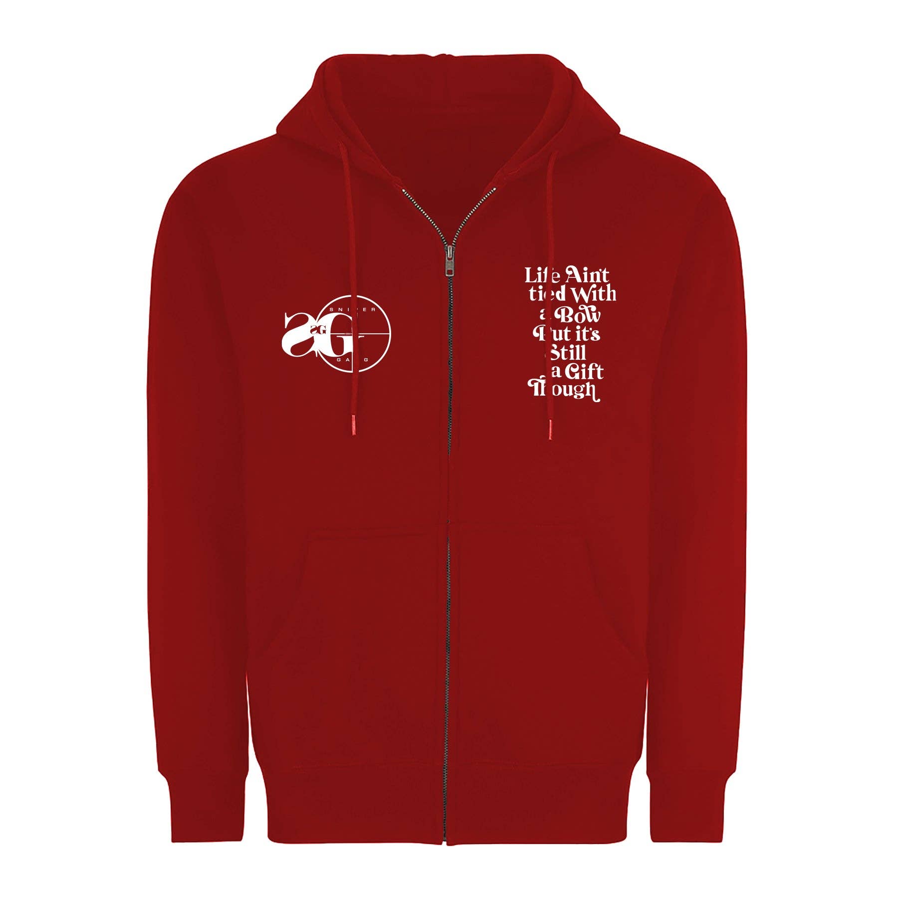 Sniper Gang Apparel - Wholesale Hoodie - Unisex - Kodak Mantra (Red  - Puff Print)2
