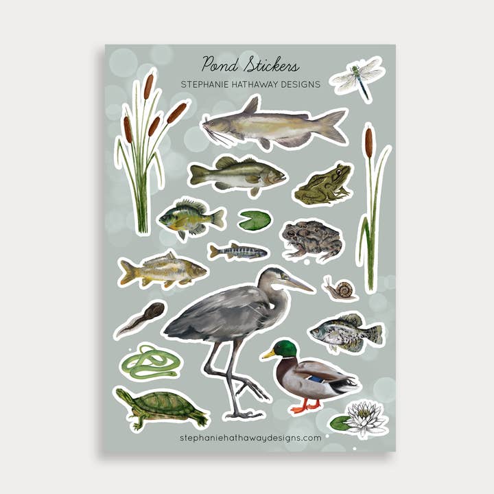 Pond Stickers Sticker Sheet and other Purchase Wholesale pond pebbles. Free Returns & Net 60 Terms on Faire trending on Faire.
