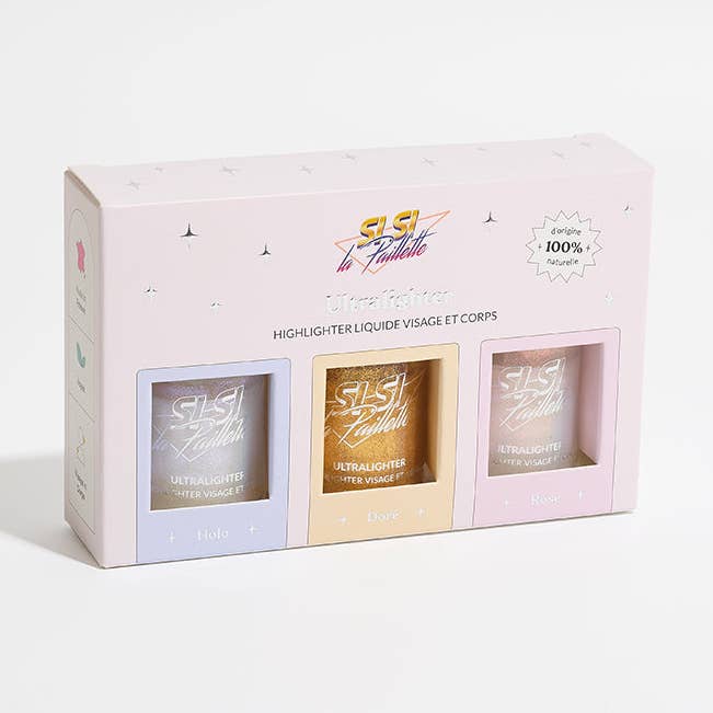 Presentförpackning 3 Ultralighters för wholesale av SI SI LA PAILLETTE
