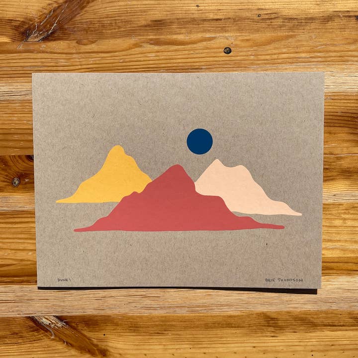 Dune 1 (Screen Print) for wholesale by Lake Effect Press