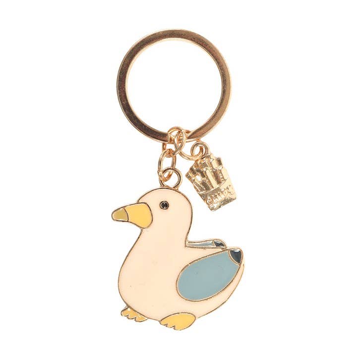 Something Different Wholesale - Wholesale Keychain – Women's - Seagull and Chips Keyring2
