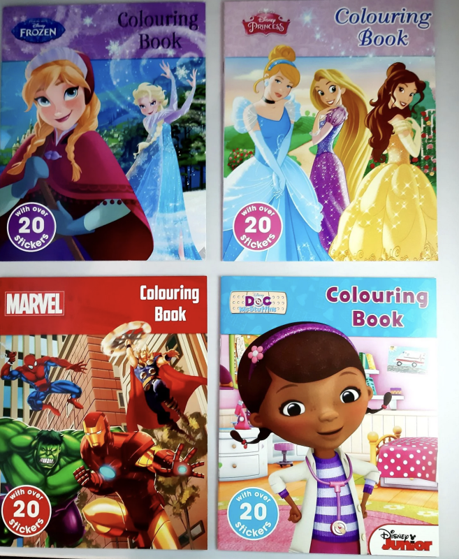 Microcosm Publishing & Distribution – wholesale Colouring and activity book – kids and baby – Disney Coloring Books: Marvel/Doc McStuffins/Princess/Frozen0