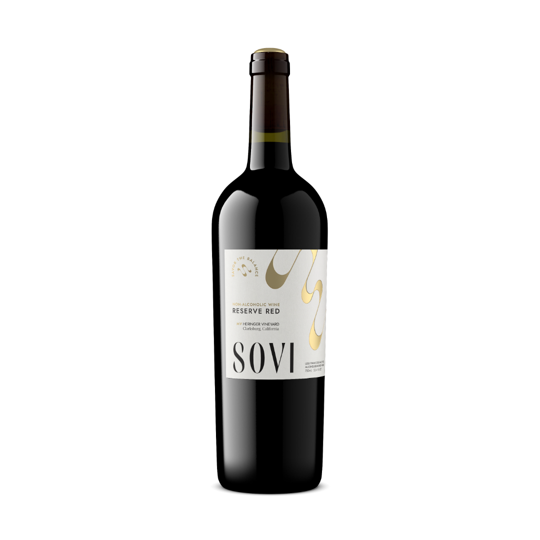Sovi Wine Co. - Wholesale Non-Alcoholic Spirits/Wine/Beer - Reserve Red - NEW BATCH - Non-Alcoholic Wine - Bottles1