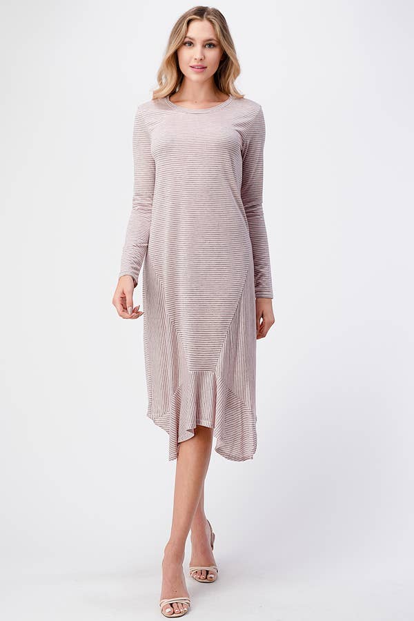 miroh - Wholesale Dress - Women's - Striped Midi Dress7