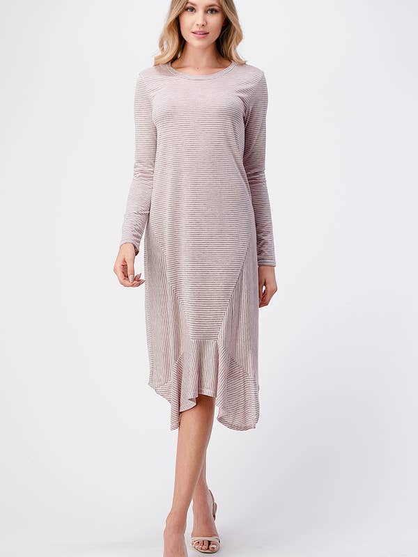 miroh - Wholesale Dress - Women's - Striped Midi Dress7