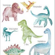 Wander by Elise - Wholesale Poster - Poster A3 - Dino