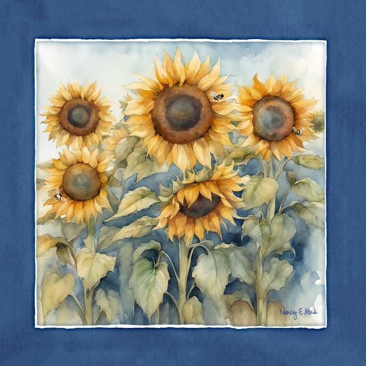 Sun Kissed Sunflowers 18 Pw Climaweave for wholesale by Manual Woodworkers and Weavers, Inc.