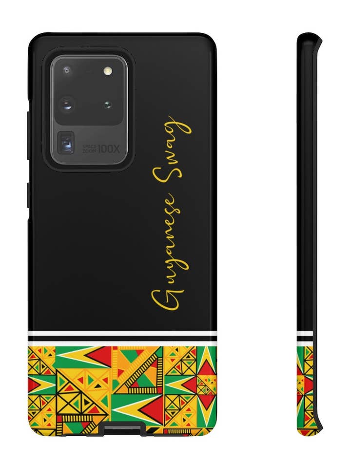 Funda rígida para teléfono con estampado tribal de Guyana para venta al por mayor de Guyanese Swag