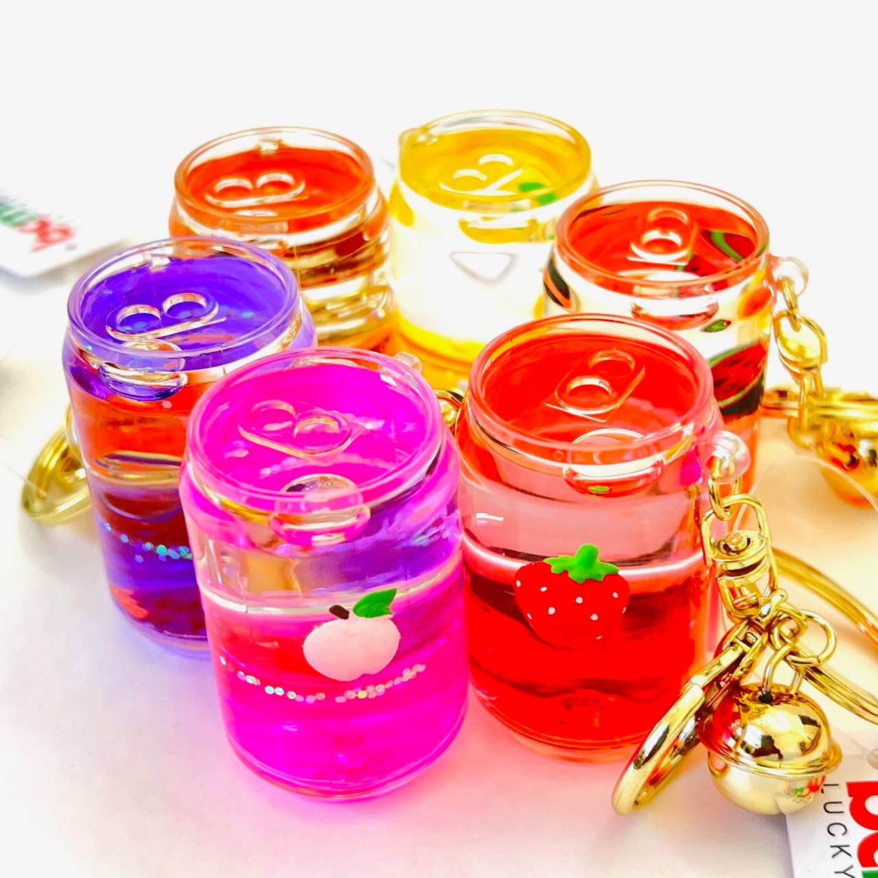 BCmini - Wholesale Keychain - Unisex - 12107 FRUIT CAN FLOATY KEY CHARM1
