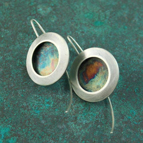 OXI disc earrings - large for wholesale by Paprika Design