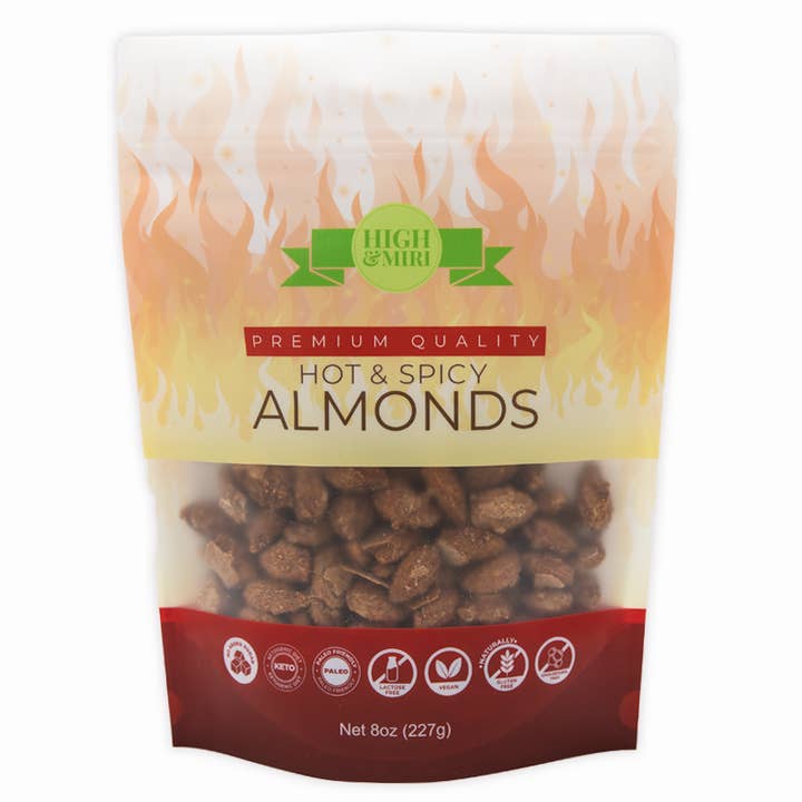 Hot and Spicy Almonds for wholesale by High&Miri