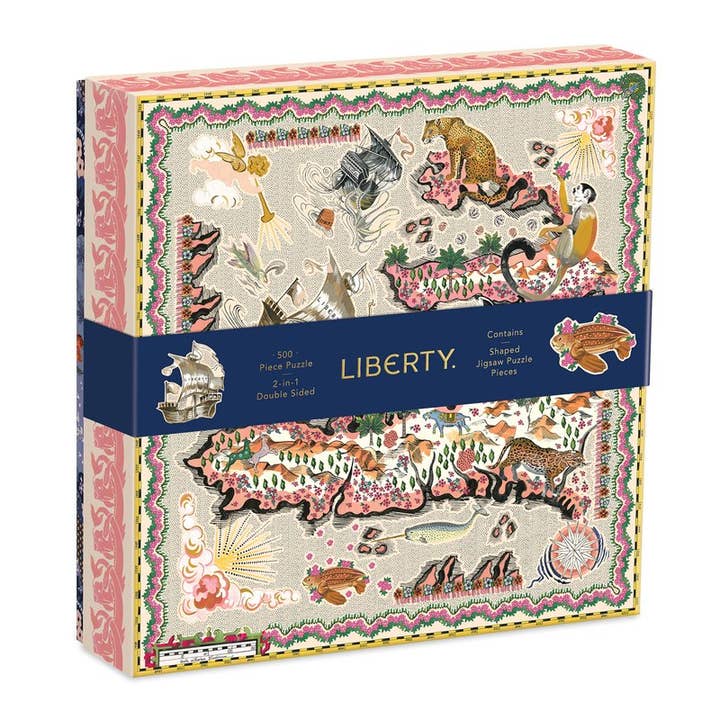 Liberty Maxine 500 Piece Double Sided Puzzle With Shaped Pieces (Jigsaw Products) for wholesale by Abrams & Chronicle Books