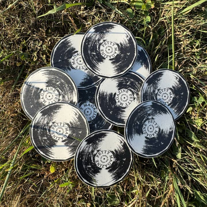 PETTY Magazine - Wholesale Sticker - PETTY 2.5" Record Sticker0