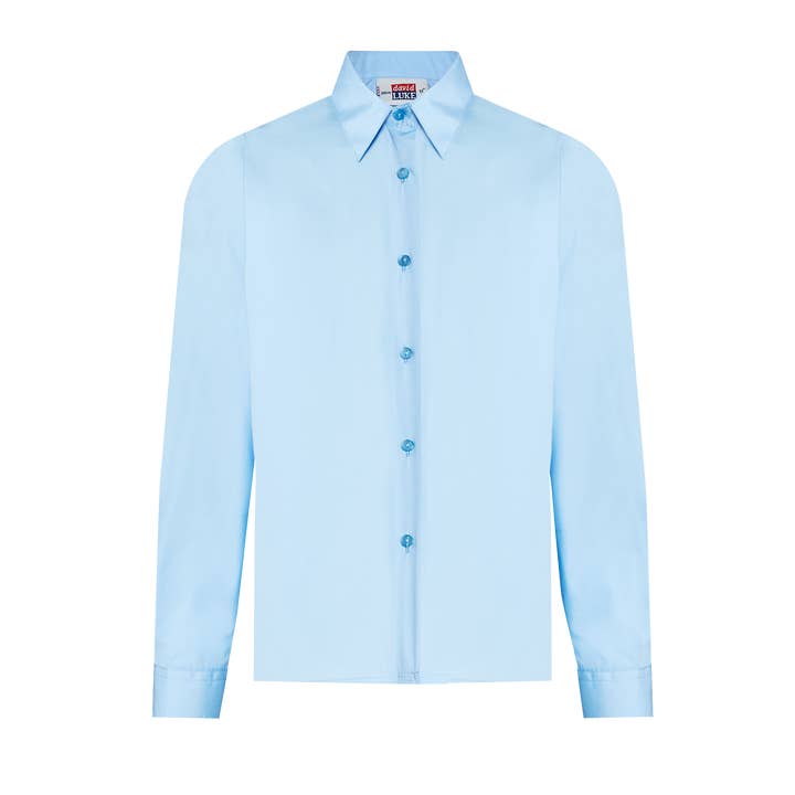 Pack de 2 blusas escolares de manga larga para niñas para venta al por mayor de David Luke