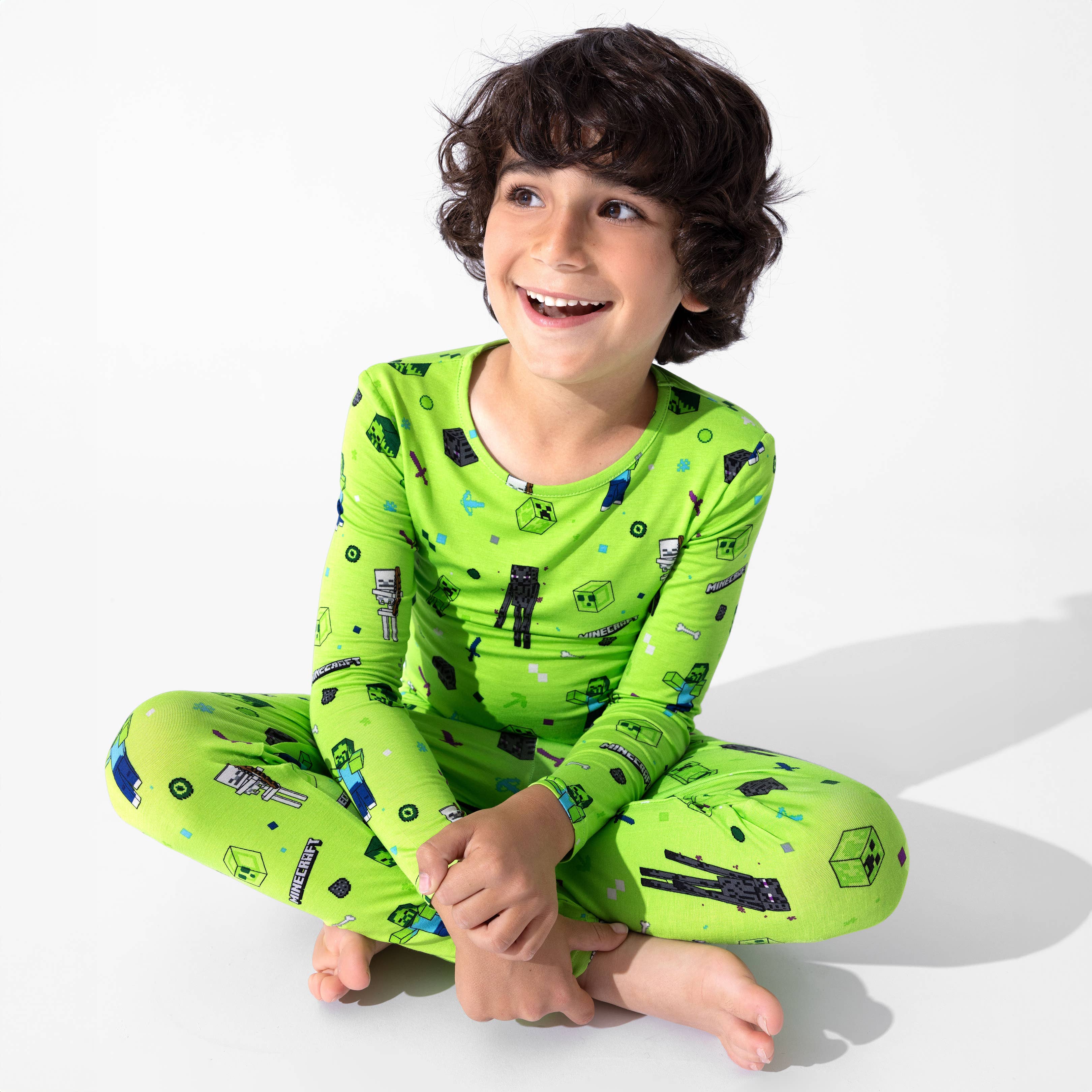 Bellabu Bear - Wholesale Sleepwear Set - Kids - Minecraft Mob Squad Bamboo Kids Pajamas2