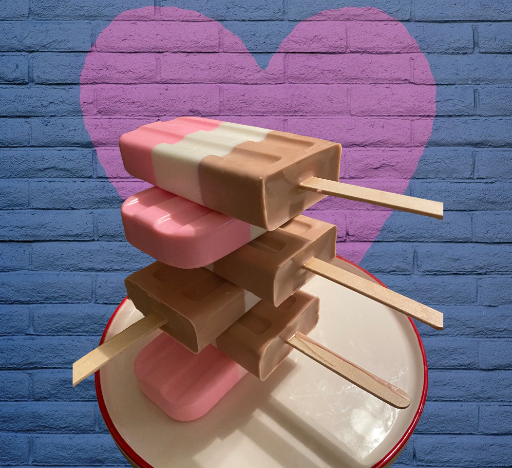 Ambivalent Apothecary - Wholesale Hand Soap/Wash - Handmade, Adorable Neapolitan Ice Cream, Hand Soap, Bars1