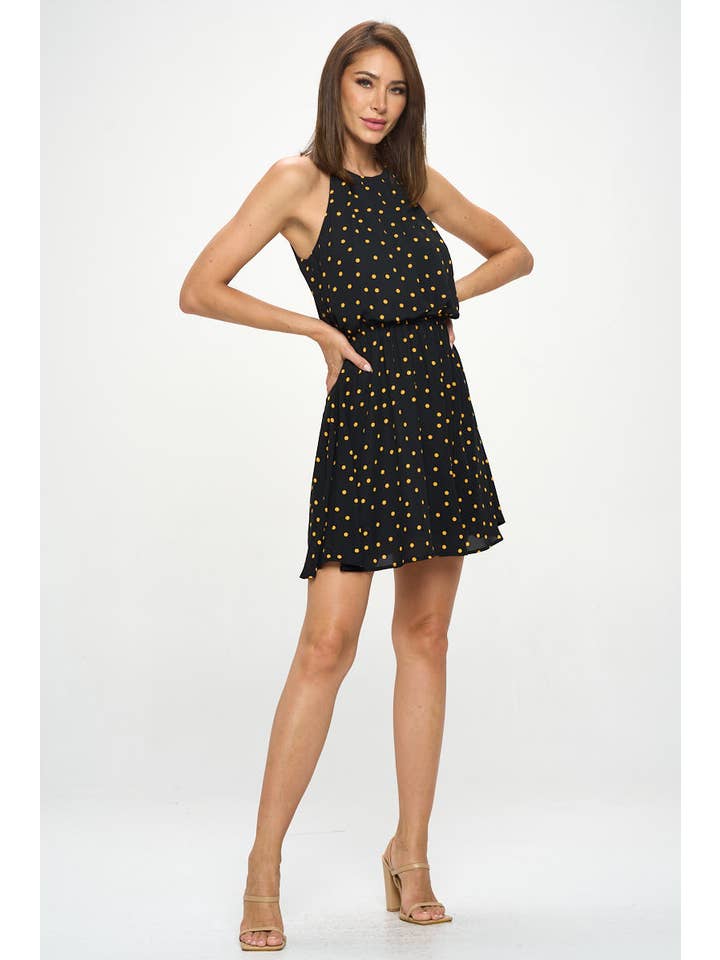 DNA Couture - Vente Robe – femme - Robe imprimée à pois2