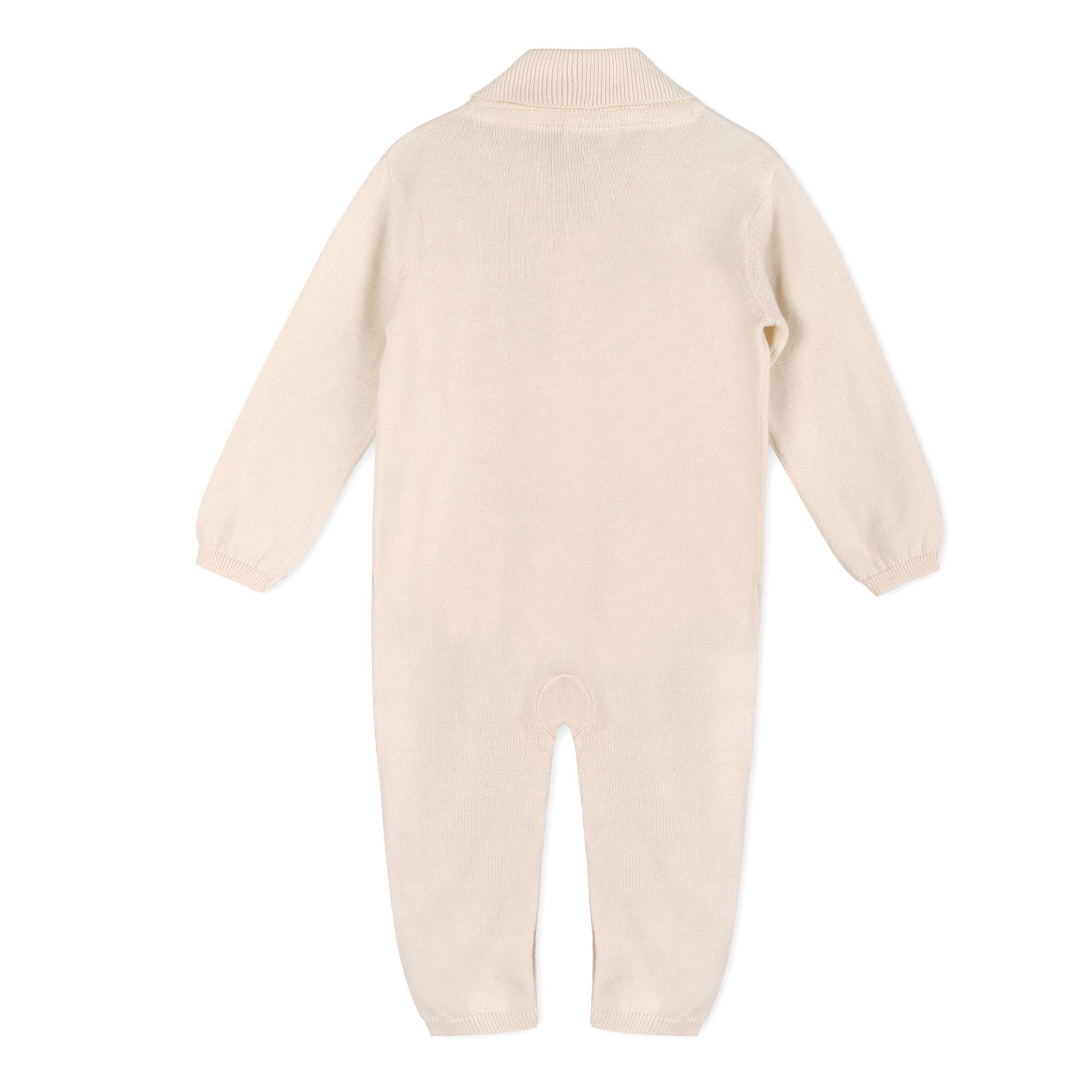 Viverano Organics - Wholesale Jumpsuit - Baby - Milan Shawl Sweater Knit Baby Jumpsuit (Organic cotton)4